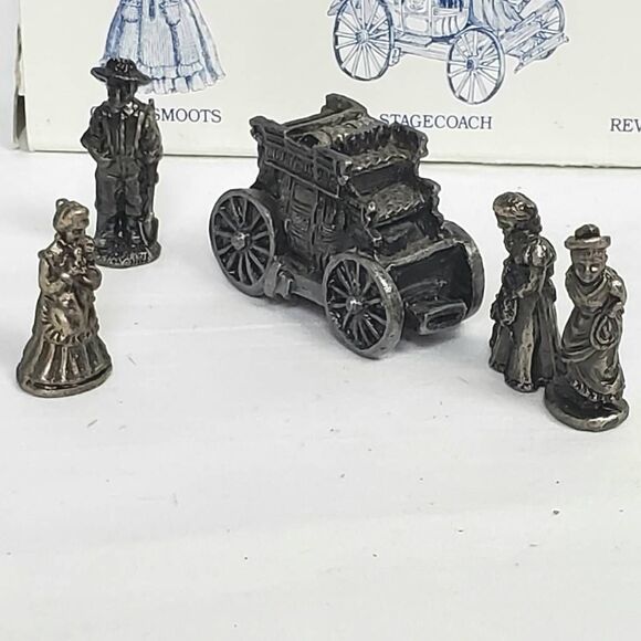 Liberty Falls Pewter Collection AH48 Stagecoach Set - Picture 2 of 2